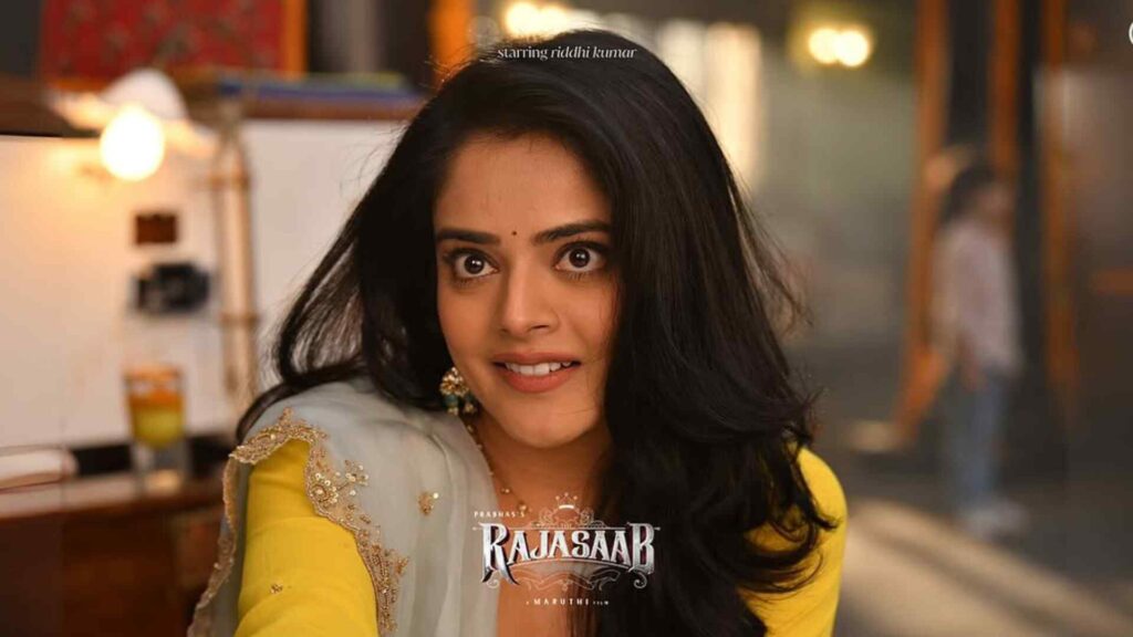 The Raja saab actress Riddhi kumar