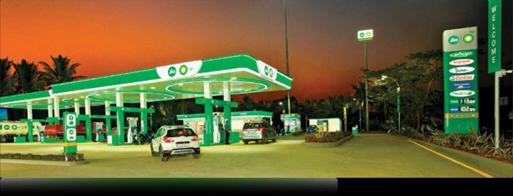 मुकेश अंबानी bp fuel 