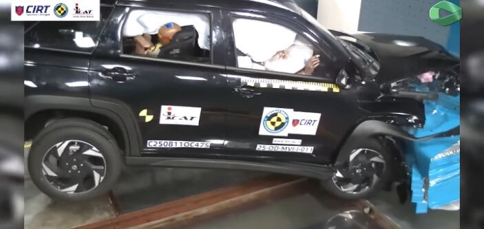 Maruti Victoris front safety rating